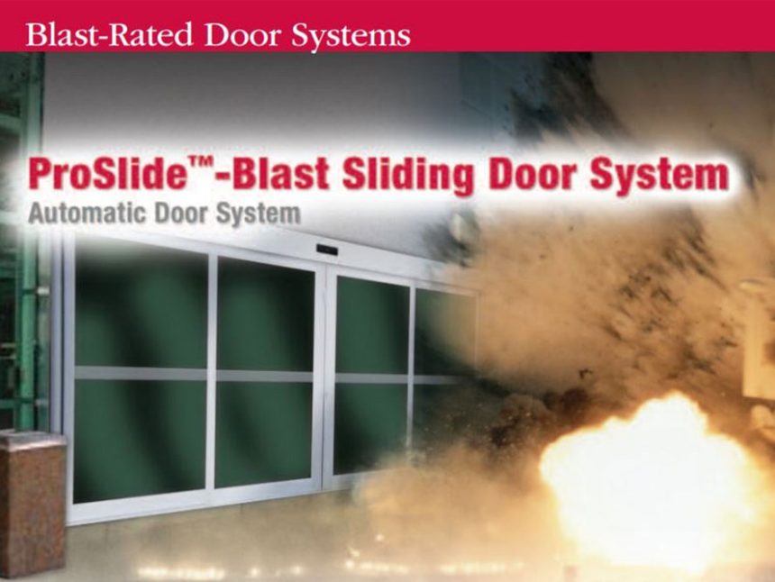 ProSlide Blast Rated Series Blast Resistant Sliding Door